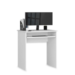 Piękne nowoczesne biurko wolnostojące KLIO 68x51x74 cm Białe